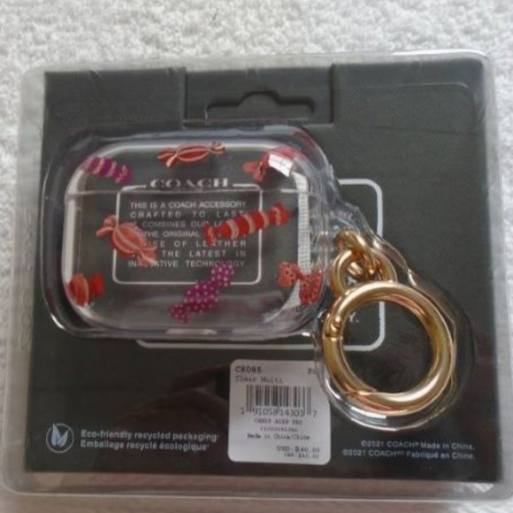 NWT Coach Airpods Pro Case with Candy Print - Picture 4 of 4
